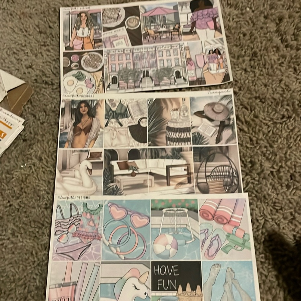 3 full box planner sticker